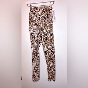 Leopard print ultra soft yoga pants.